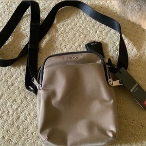 BRAND NEW TUMI RORI CROSSBODY IN KHAKI